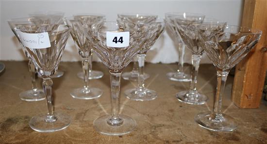 11 Waterford champagne & wine glasses